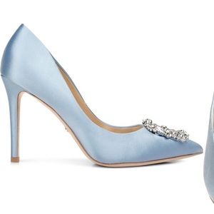 Badgley Mischka Cher Crystal Pump - Azure Blue